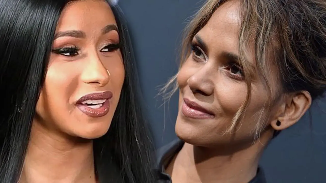 Halle Berry y Cardi B Fotomontaje