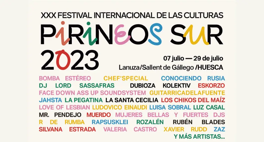 Cartel Pirineos Sur 2023