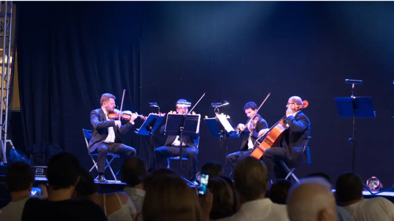 Esta semana en el Festival de Verano Plaza Mayor 2018: Cuarteto de la Orquesta Sinf&oacute;nica de M&aacute;laga