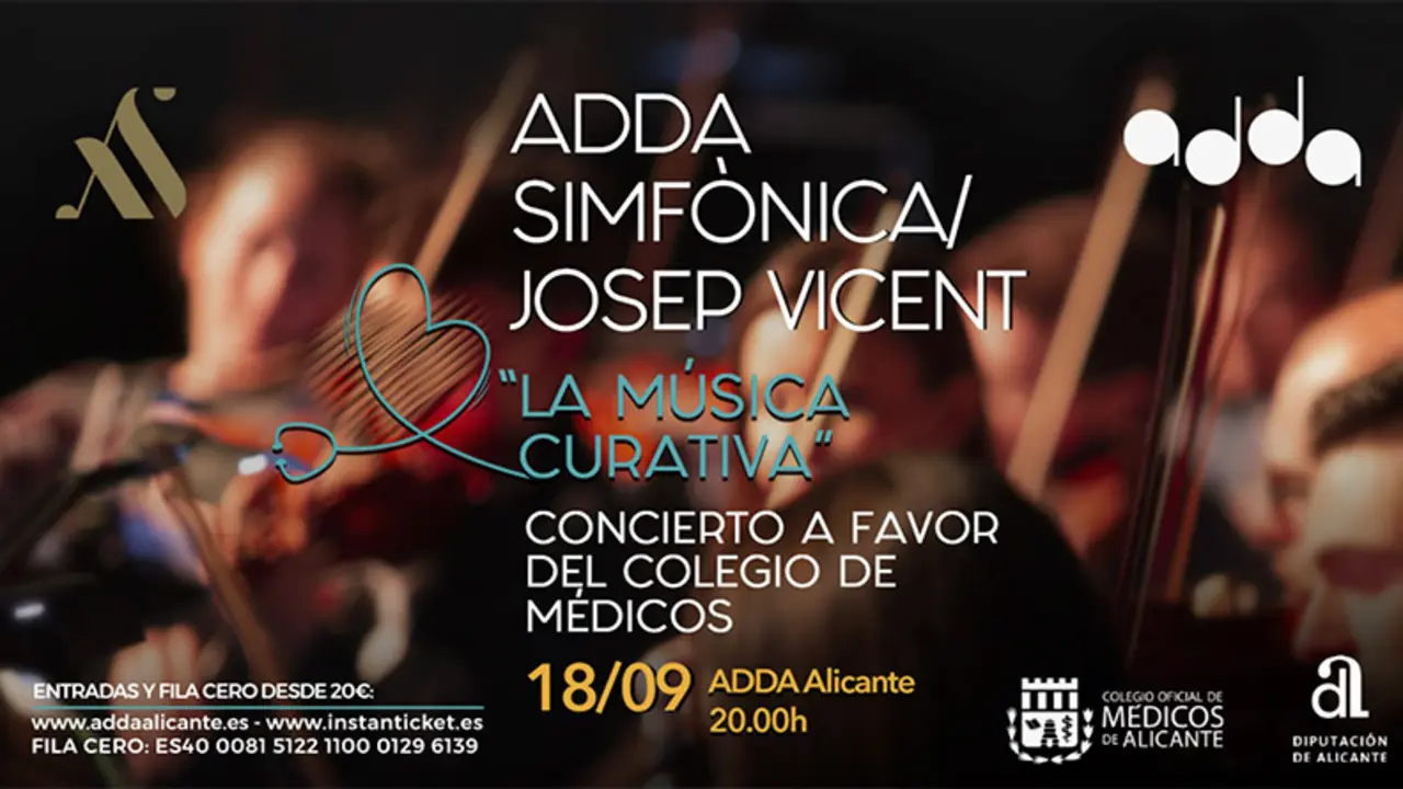 Concierto a favor del colegio de m&eacute;dicos. Auditorio de la Diputaci&oacute;n de Alicante