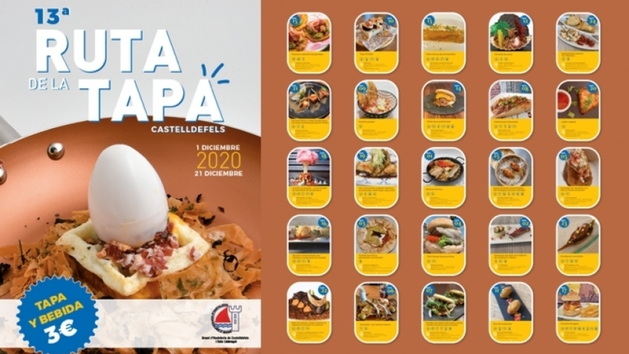 13&ordf; RUTA DE LA TAPA CASTELLDEFELS 2020