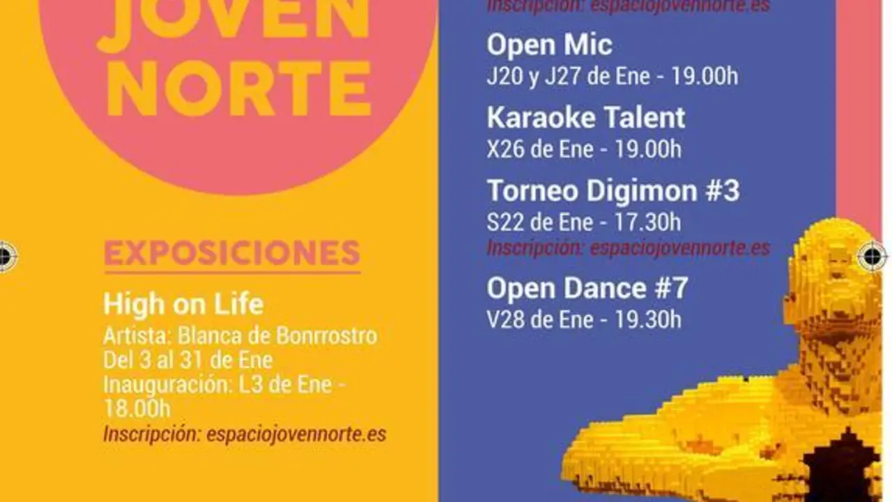actividades espeacio joven norte