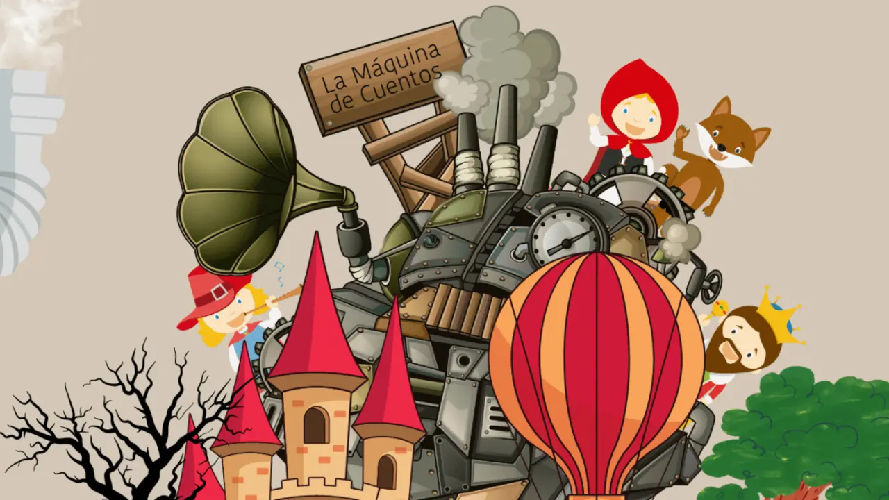 26 12 2023 Cartel La Maquina de Cuentos en Murcia