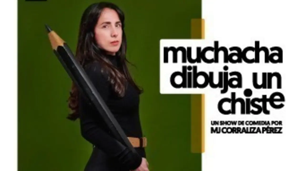 muchacha dibuja un chiste mj corraliza