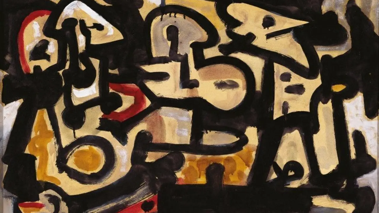 Abstracciones y mensajes cifrados exposición Pontevedra