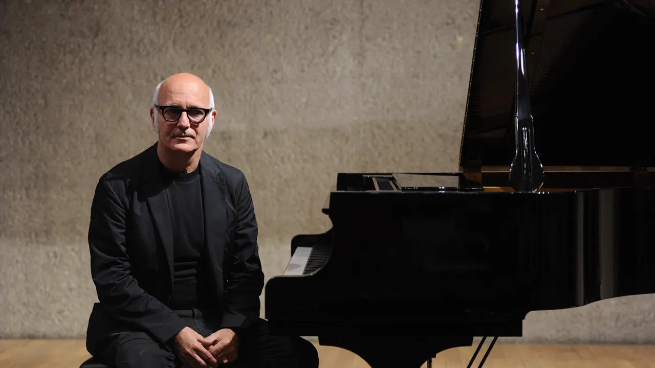 BEIJING, CHINA - JUNE 04:  (CHINA OUT) Italian pianist Ludovico Einaudi attends a press conference to promote his album 'In A Time Lapse' on June 4, 2013 in Beijing, China.  (Photo by ChinaFotoPress/ChinaFotoPress via Getty Images)