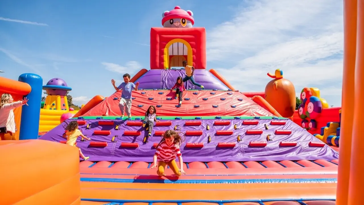 funbox en valle real Tobogan 7 metros
