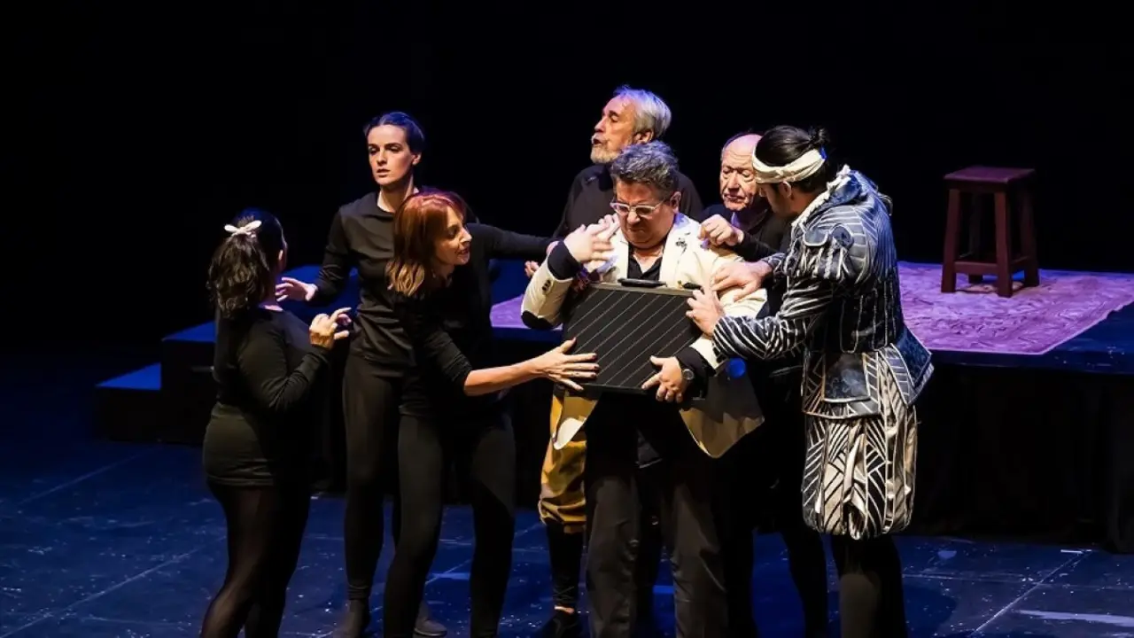 amigos del teatro en la sala borja