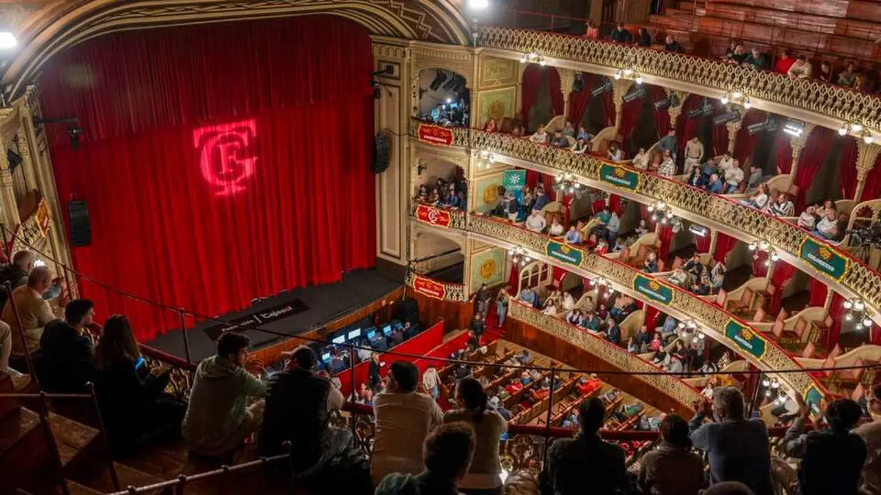 Escenario del Gran Teatro Falla durante el COAC
