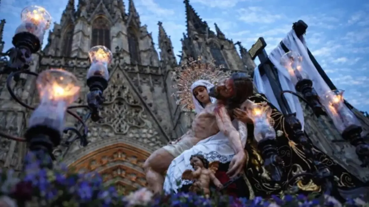 Procesiones de Semana Santa en Barcelona 2026