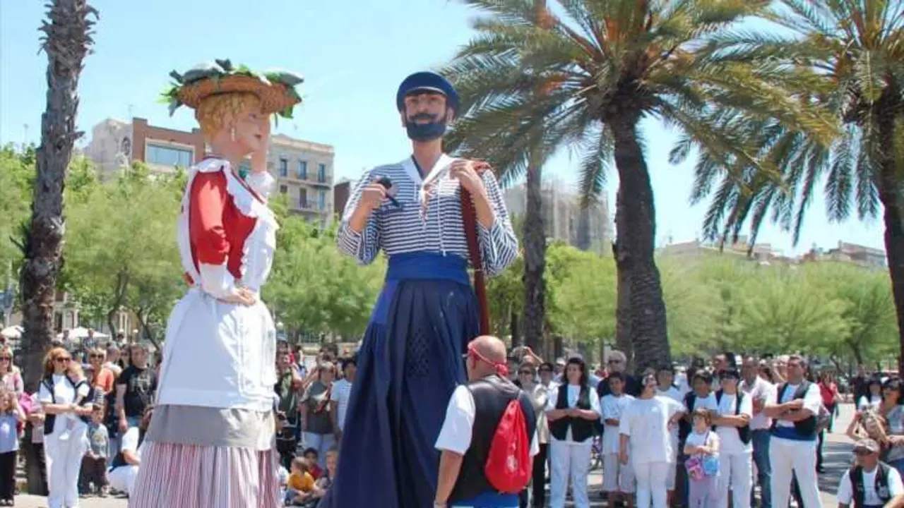 Fiestas de Primavera en la Barceloneta