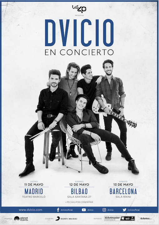 conciertos de Dvicio en Madrid, Barcelona y Bilbao