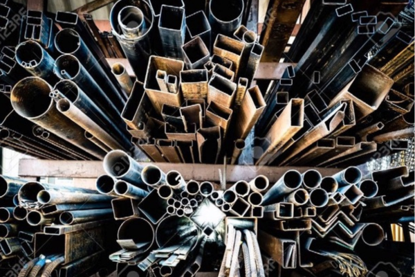 Iron and steel commercial sections.