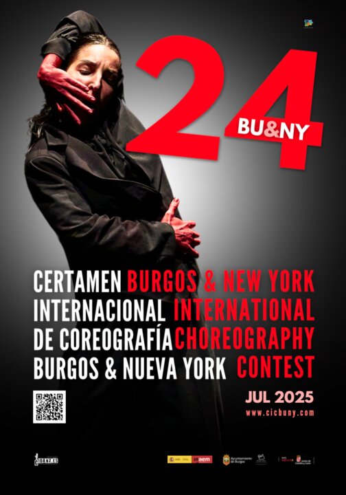 Cartel de la XXIV edición del Certamen Internacional de Coreografía Burgos-Nueva York