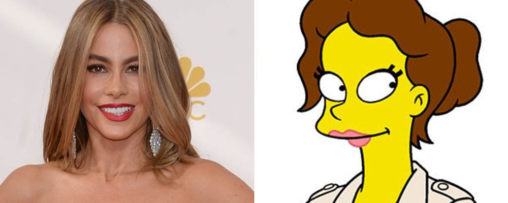 Sofía Vergara en ‘Los Simpson’