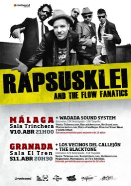 Rapsusklei And The Flow Fanatics en Sala La Trinchera de Málaga