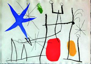 Exposición `Joan Miró, Cántico al sol´ en sala exposiciones de las Francesas
