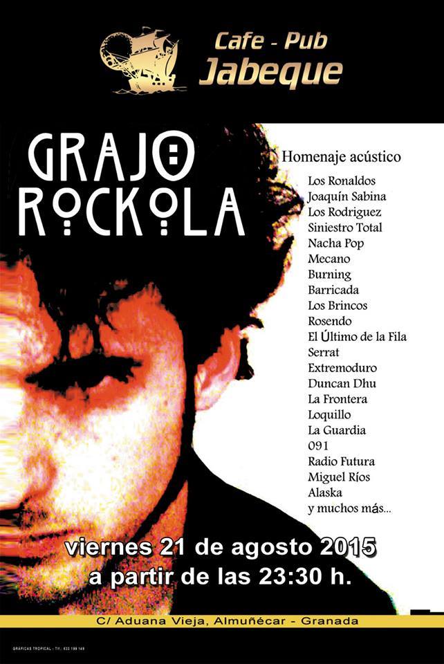 Grajo Rockola actúa en acústico en Jabeque