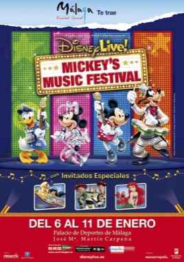 Disney Live! Mickey’s Music Festival en Palacio de Deportes Martín Carpena