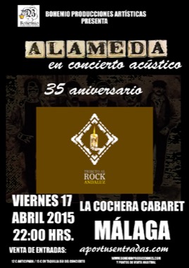 Concierto Acústico "Alameda: Tributo al Rock Andaluz" en la Cochera Cabaret