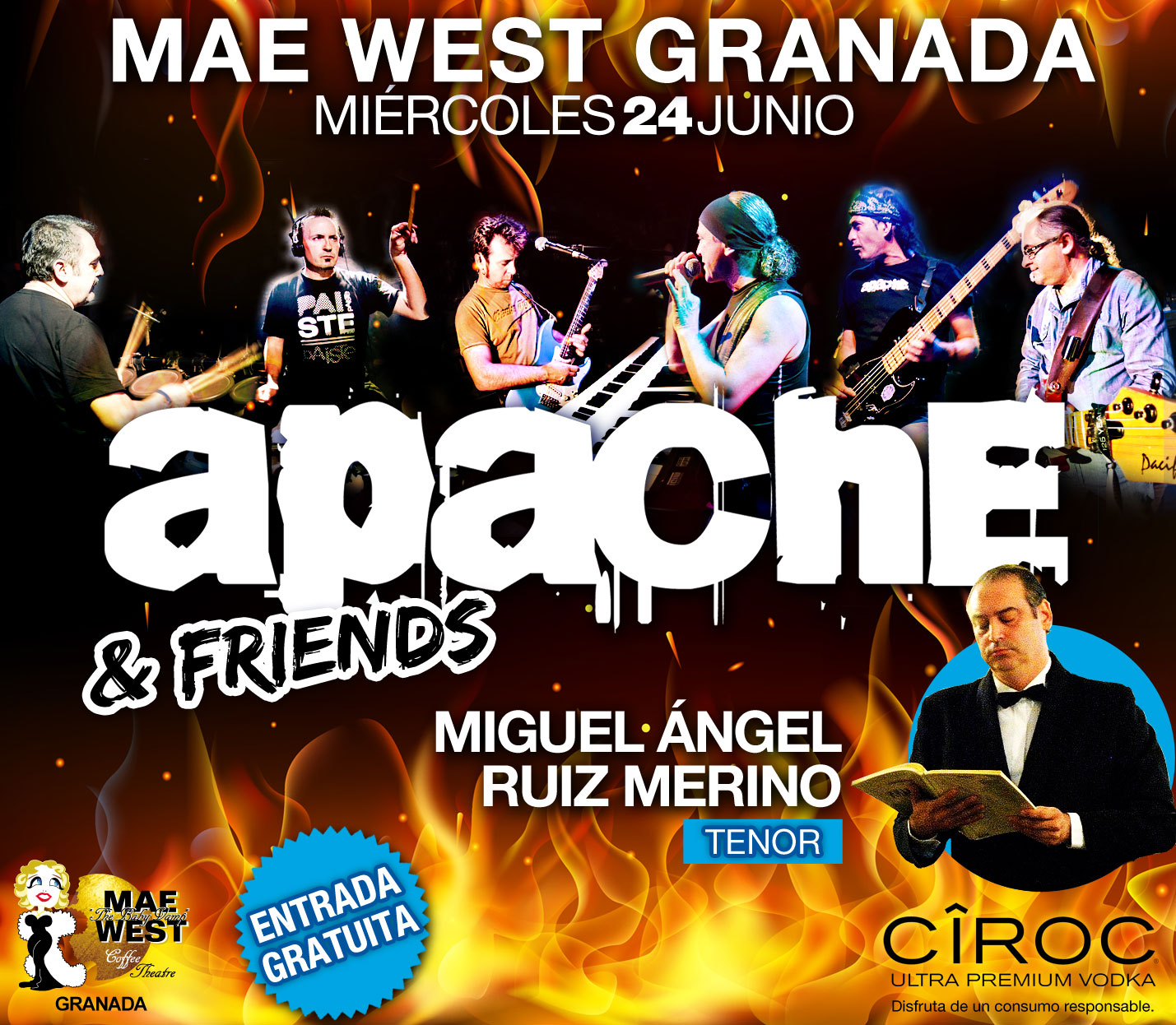 Apache & Friends en Mae West Granada