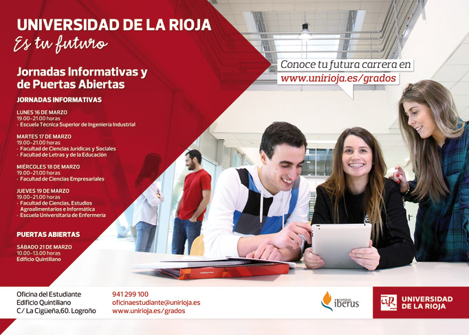 Jornada de Puertas Abiertas de la Universidad de La Rioja