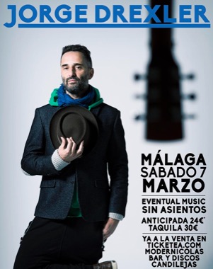 Jorge Drexler Presentando su nuevo disco Bailar en la cueva en Eventual Music de Málaga