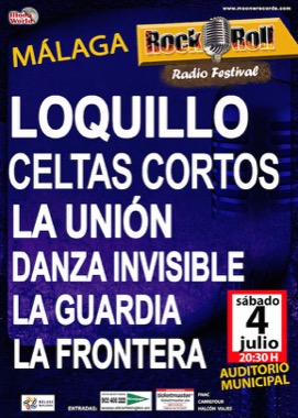 Concierto Rock & Roll Radio Festival en el Auditorio Municipal "Cortijo de Torres"