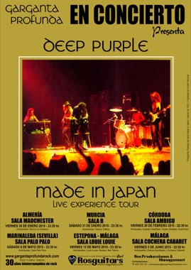 Garganta Profunda Deep Purple en La Cochera Cabaret de Málaga