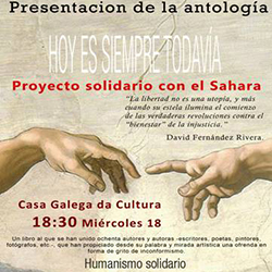 ‘Humanismo Solidario 2014. Hoy es siempre todavía’ presentación de la obra en Vigo