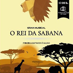 ‘O rei da sabana’ teatro en Cangas