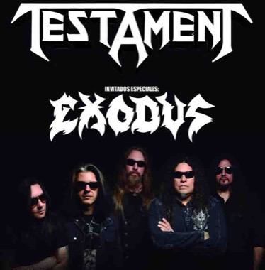 Testament + Exodus en la Sala Paris 15 de Málaga