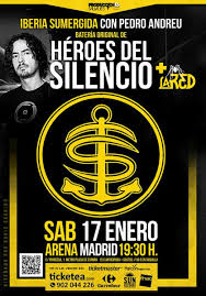 Tributo Heroes del Silencio con Pedro Andreu en la Sala Eventual Music