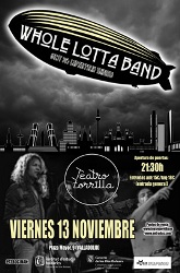 `Whole Lotta Band ´ en el Teatro Zorrilla