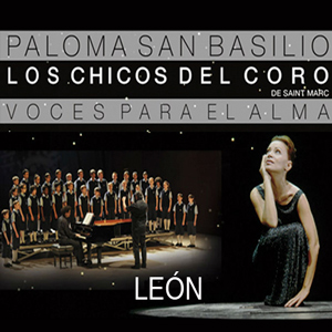 Paloma San Basilio y Los Chicos del Coro en León