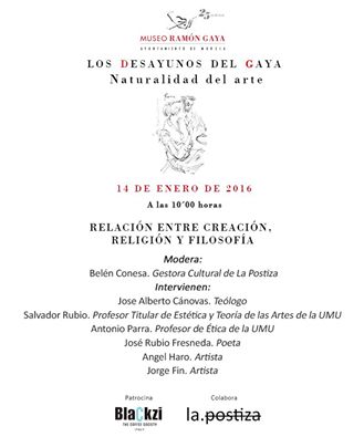 Los desayunos del Gaya: Arte, filosofía y religión en el Museo Ramón Gaya