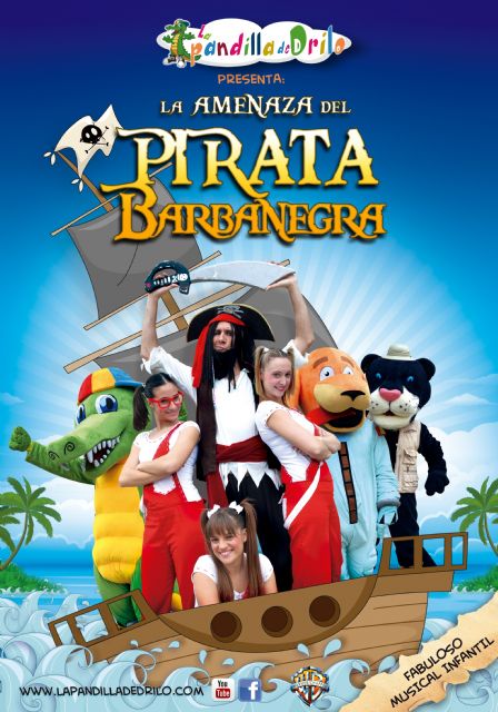 ‘La amenaza del pirata Barbanegra’. La Pandilla de Drilo en el Teatro Villa de Molina