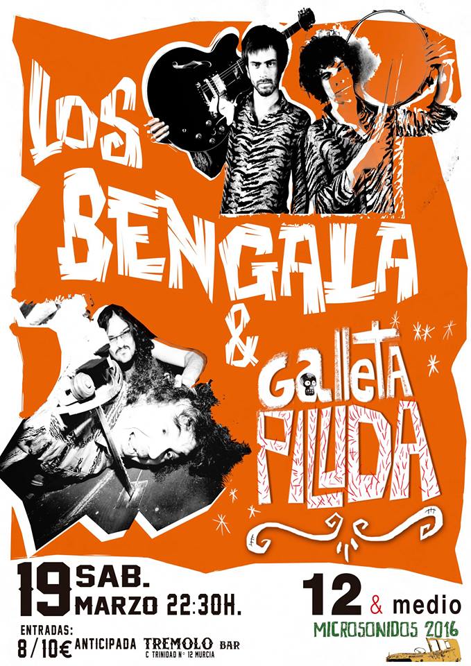 Galleta Piluda + Los Bengala en el Microsonidos 2016
