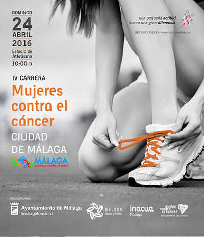 IV Carrera Mujeres contra el Cáncer «Ciudad de Málaga» en Estadio de Atletismo Ciudad de Málaga