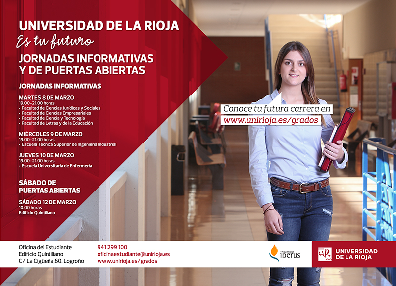 Jornadas de Puertas Abiertas de la Universidad de La Rioja