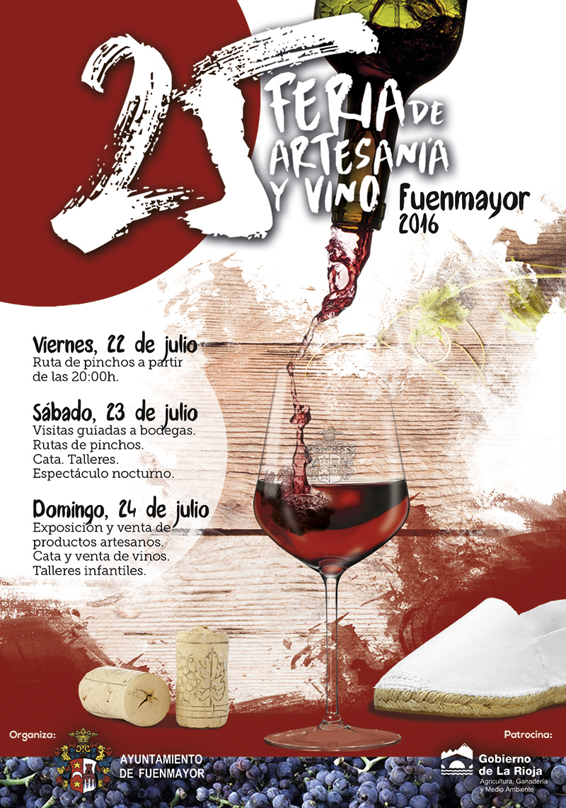 25 aniversario de  La Feria de Artesanía y Vino de Fuenmayor