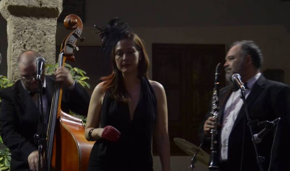 Alessia Desogus en concierto en la Corrala de Santiago