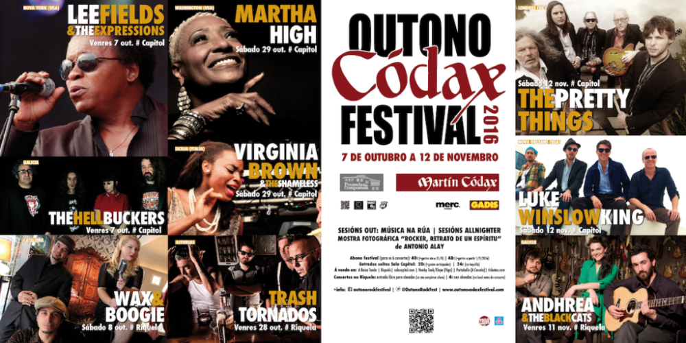 Outono Códax festival en Santiago de Compostela