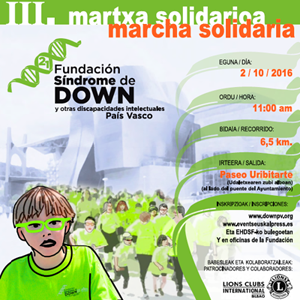 III Marcha Solidaria Fundación Síndrome de Down