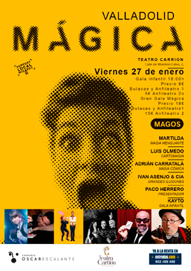 `IV Festival de Magia. Valladolid Mágica – Magia Infantil´en el Teatro Carrión