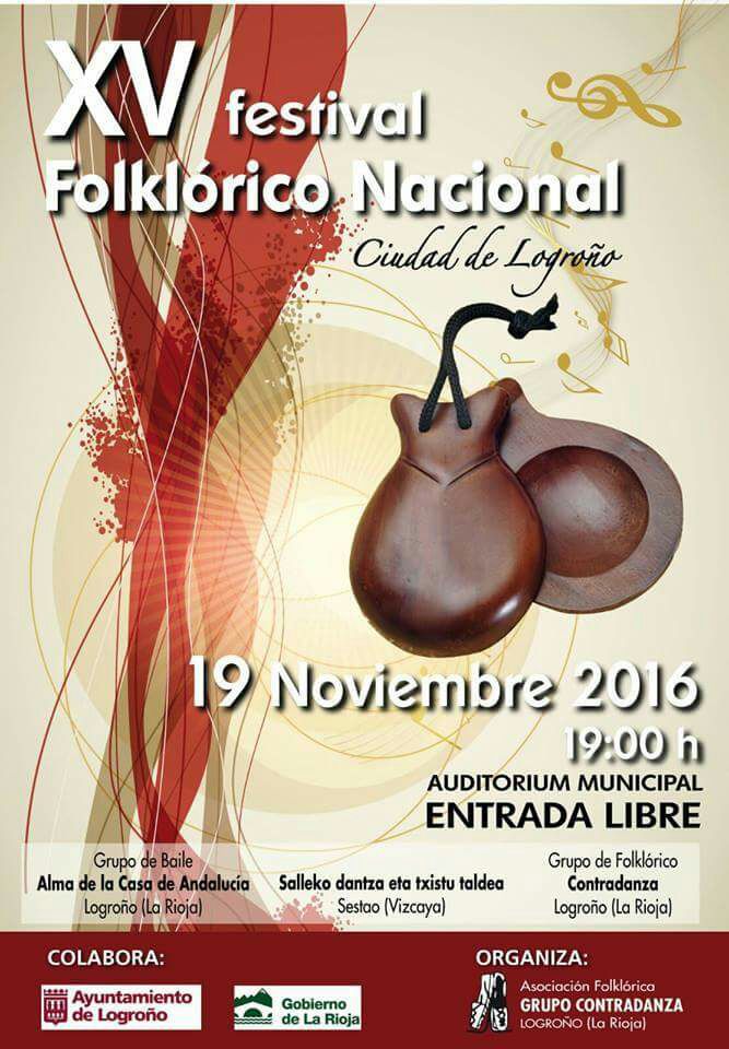 XV festival folklórico nacional ciudad de Logroño