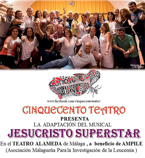 Cinquecento Teatro presenta la adaptiación del musical Jesucristo Superstar en el Alameda