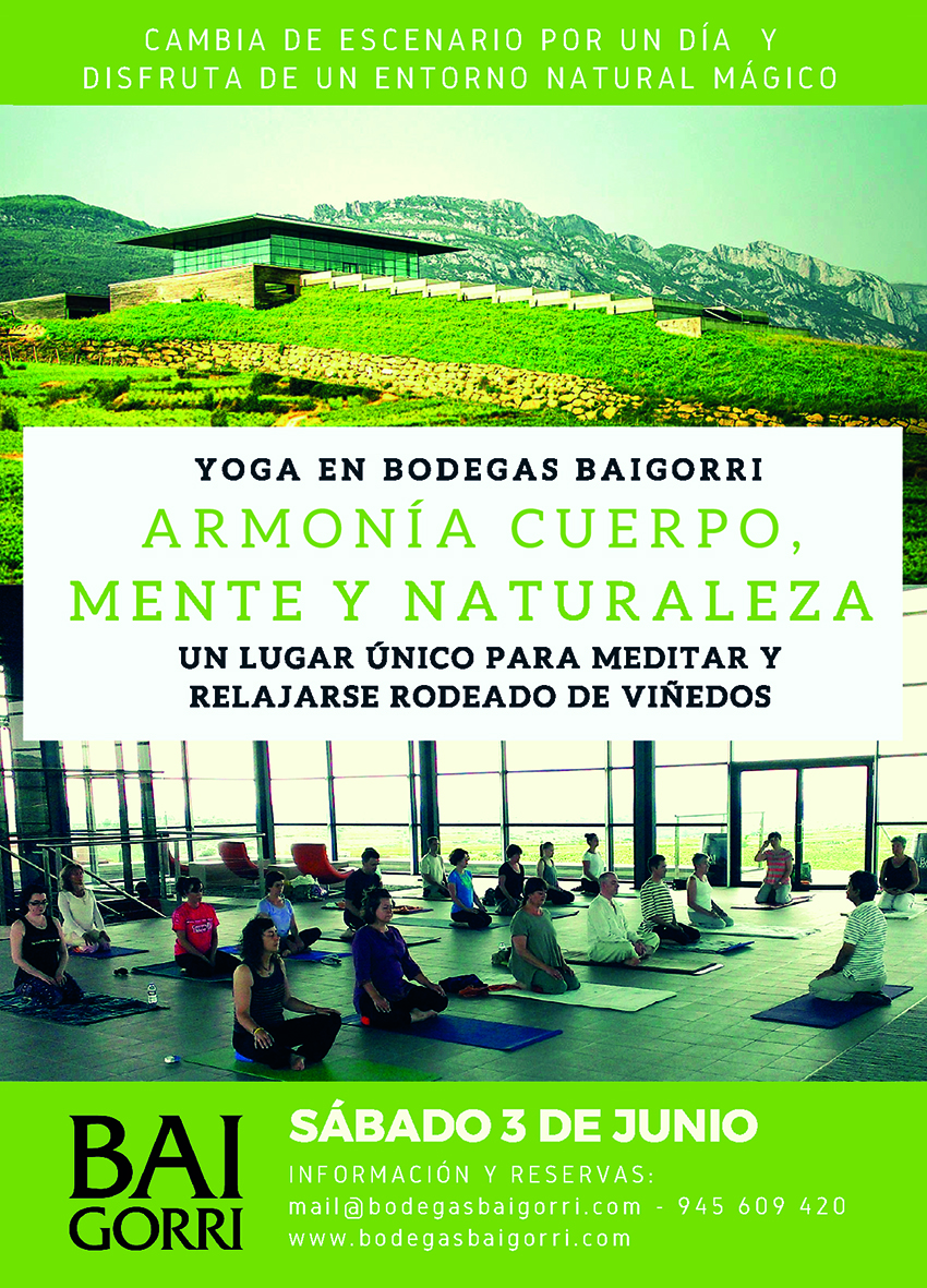 Día del Yoga en Bodegas Baigorri