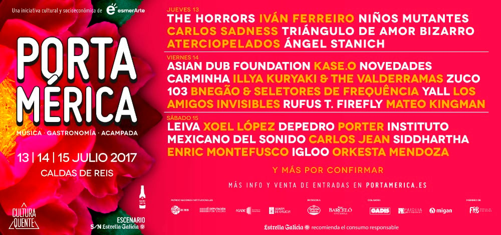 Festival Portamérica 2017 en Caldas de Reis