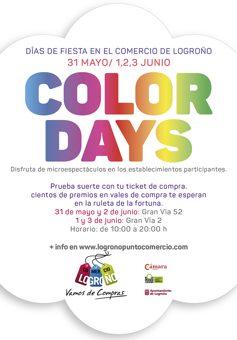 Color Days, nueva campaña para promocionar el comercio de Logroño